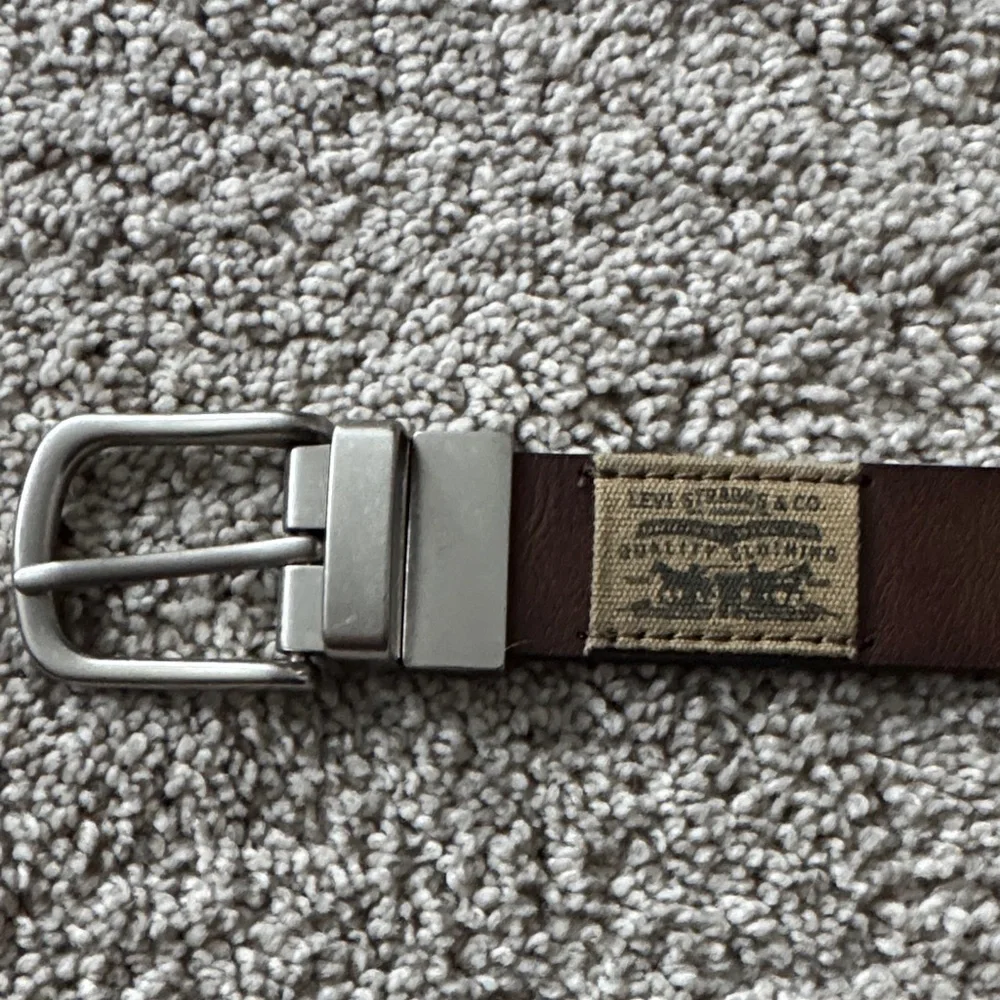 Levi Strauss boy's Brown Belt with Silver Buckle